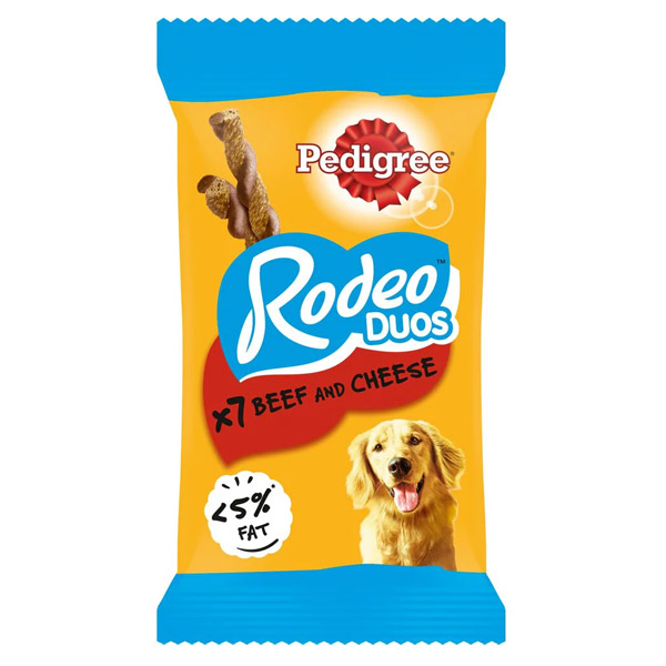 Pedigree Rodeo Beef & Cheese Sticks Dog Treats 7 Pack