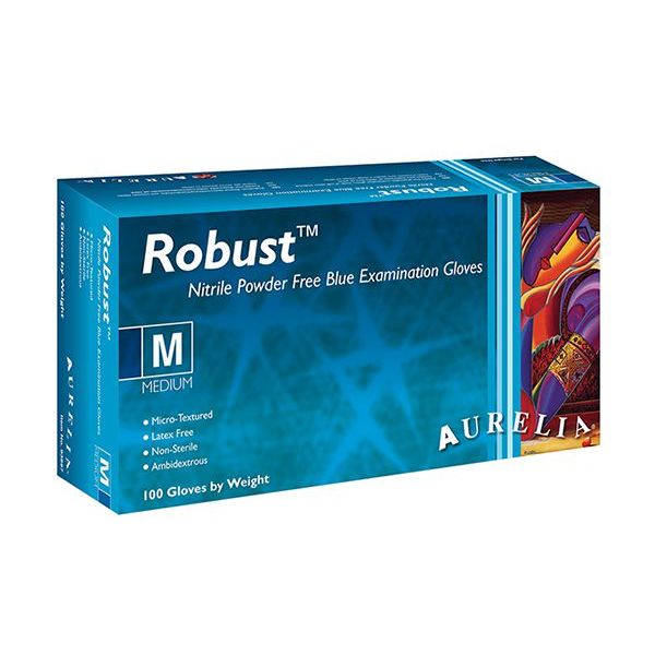 Aurelia Robust Medical-Grade Disposable Nitrile Gloves