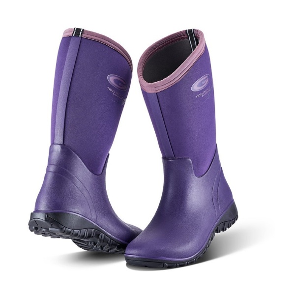 Grubs Tideline 4.0 Lightweight Calf-Length Dog Walking Wellies (Plum)